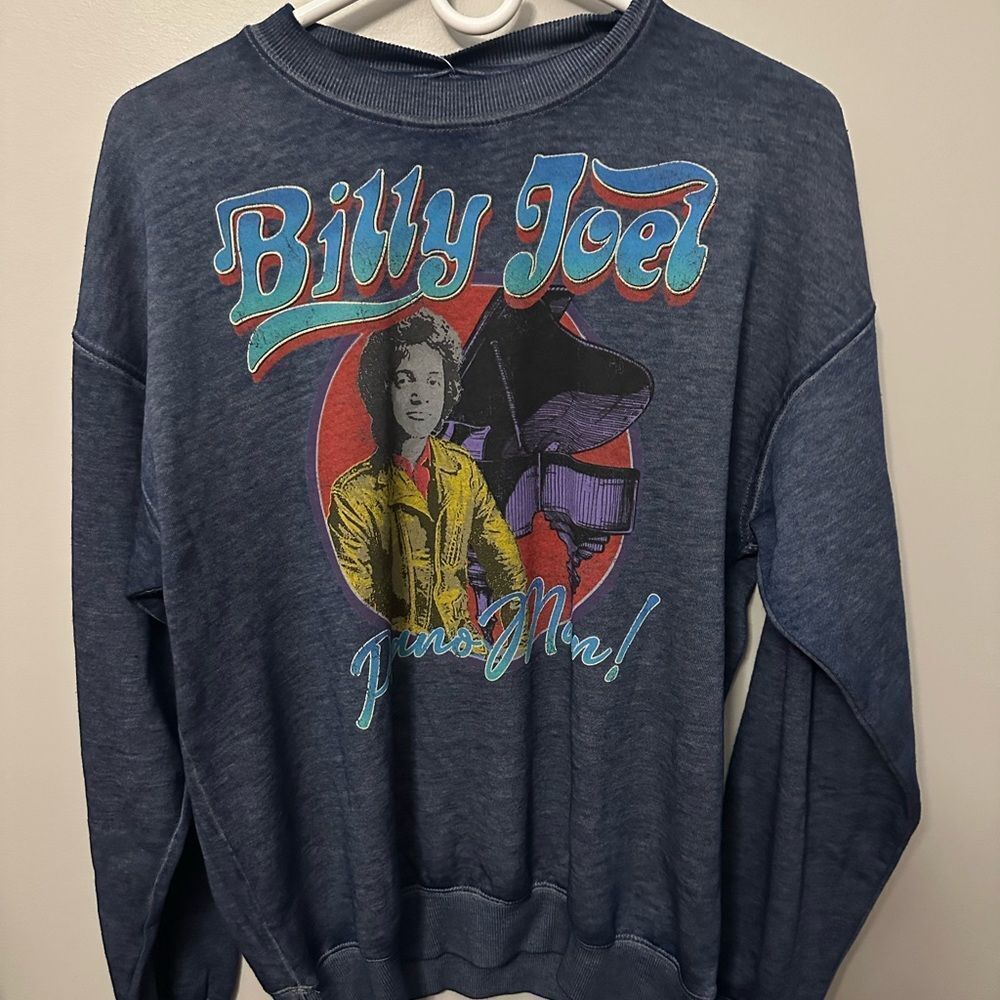 NWT Women’s Billy Joel,‎ small sweatshirt, new with Tag blue color